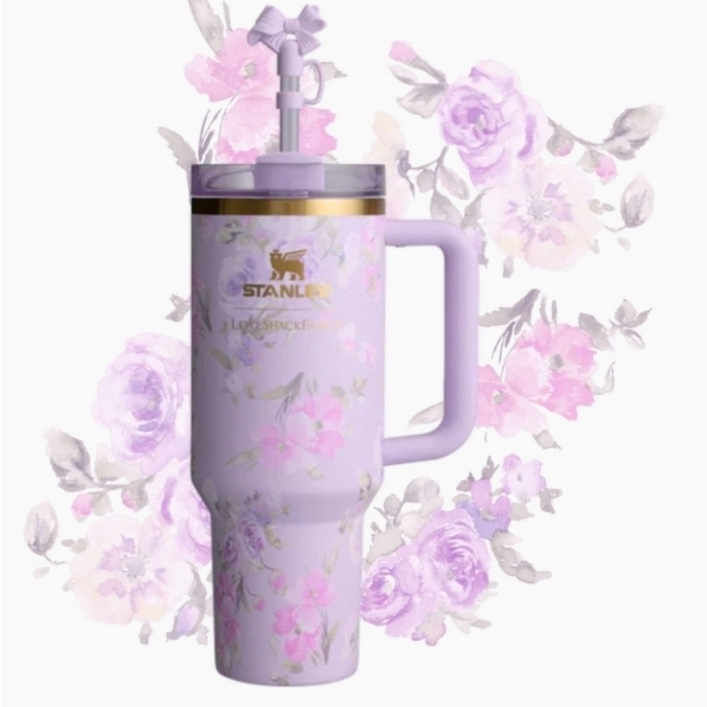 Love Shack Fancy Stanley Quencher | 40 OZ - Happy Thoughts Sealed